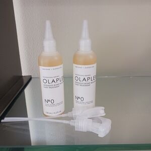 Lot of 2 Olaplex No. 0 Intensive Bond Building Hair Treatment 5.2 oz & Sprayers